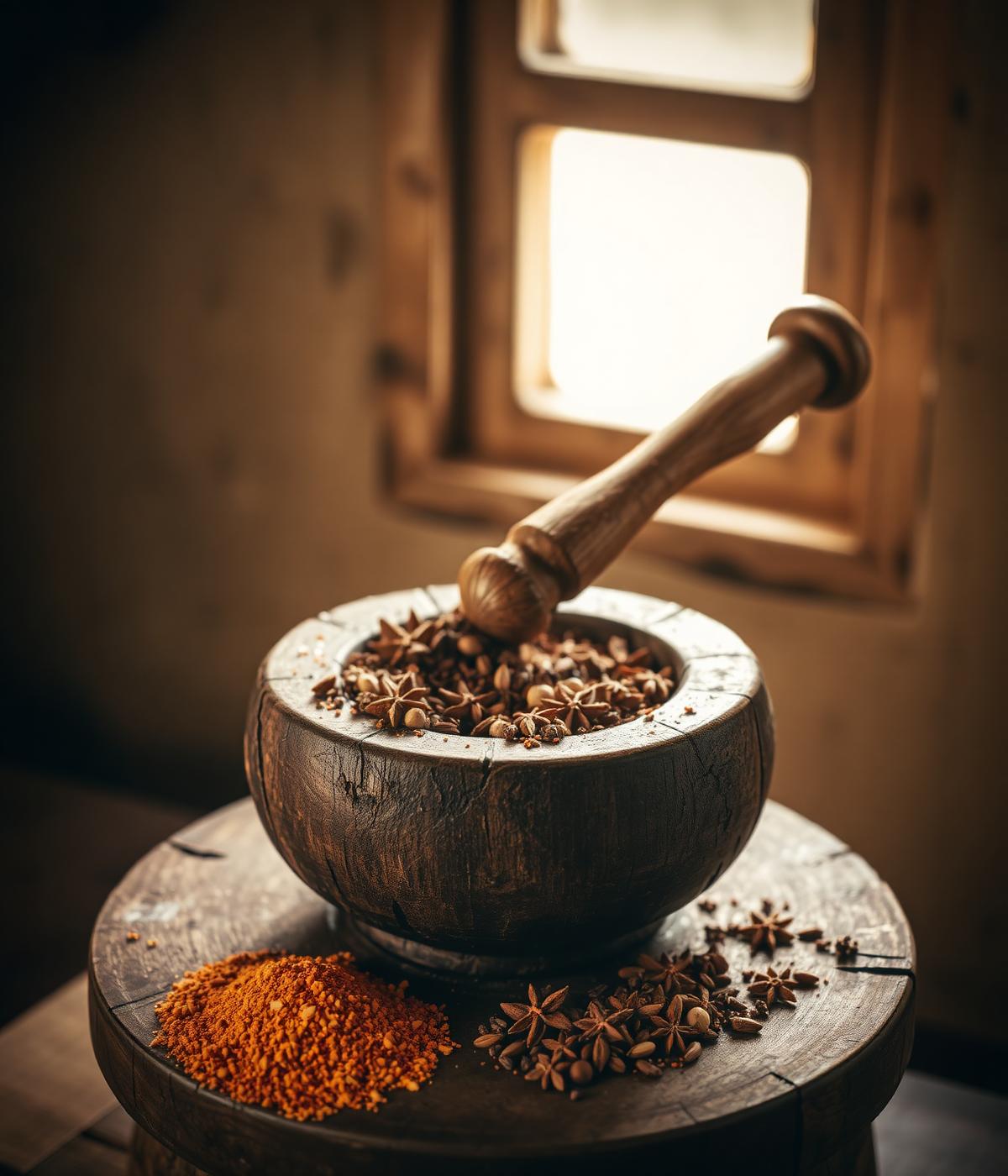 Heritage spice mortar